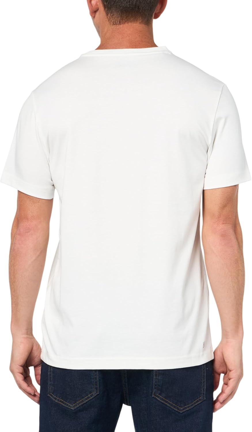 Мужская спортивная футболка Lacoste René Print Tennis Heritage, Flour/Flour — фото 2