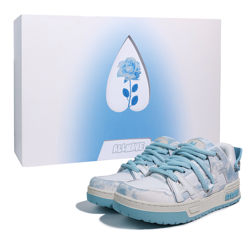 

Кроссовки ALLHAVE Skateboarding Shoes Unisex Low-top Cyan, голубой, Синий, Кроссовки ALLHAVE Skateboarding Shoes Unisex Low-top Cyan, голубой