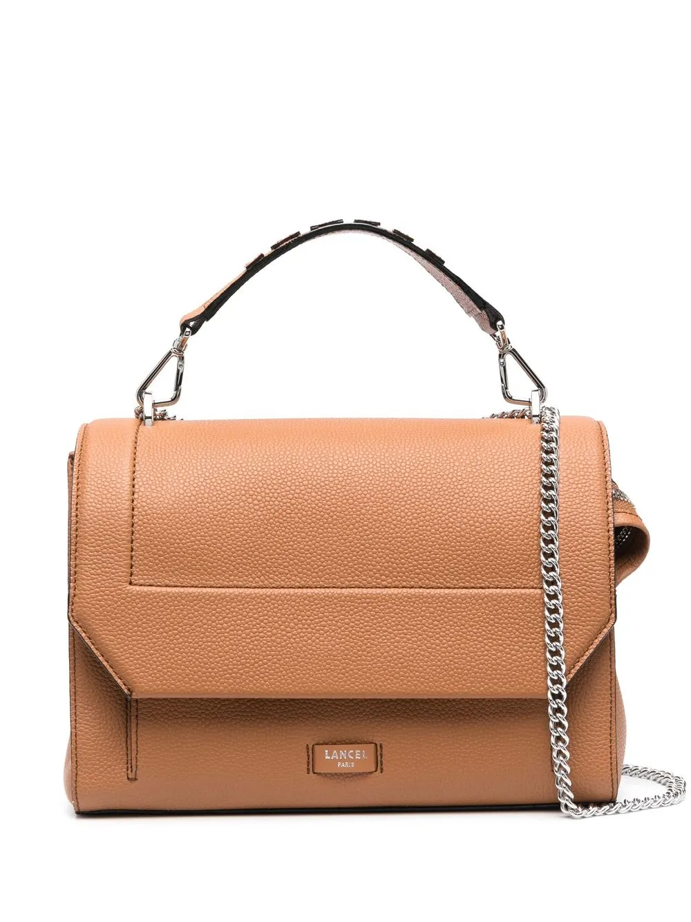 

Сумка-тоут с откидным клапаном Lancel, коричневый