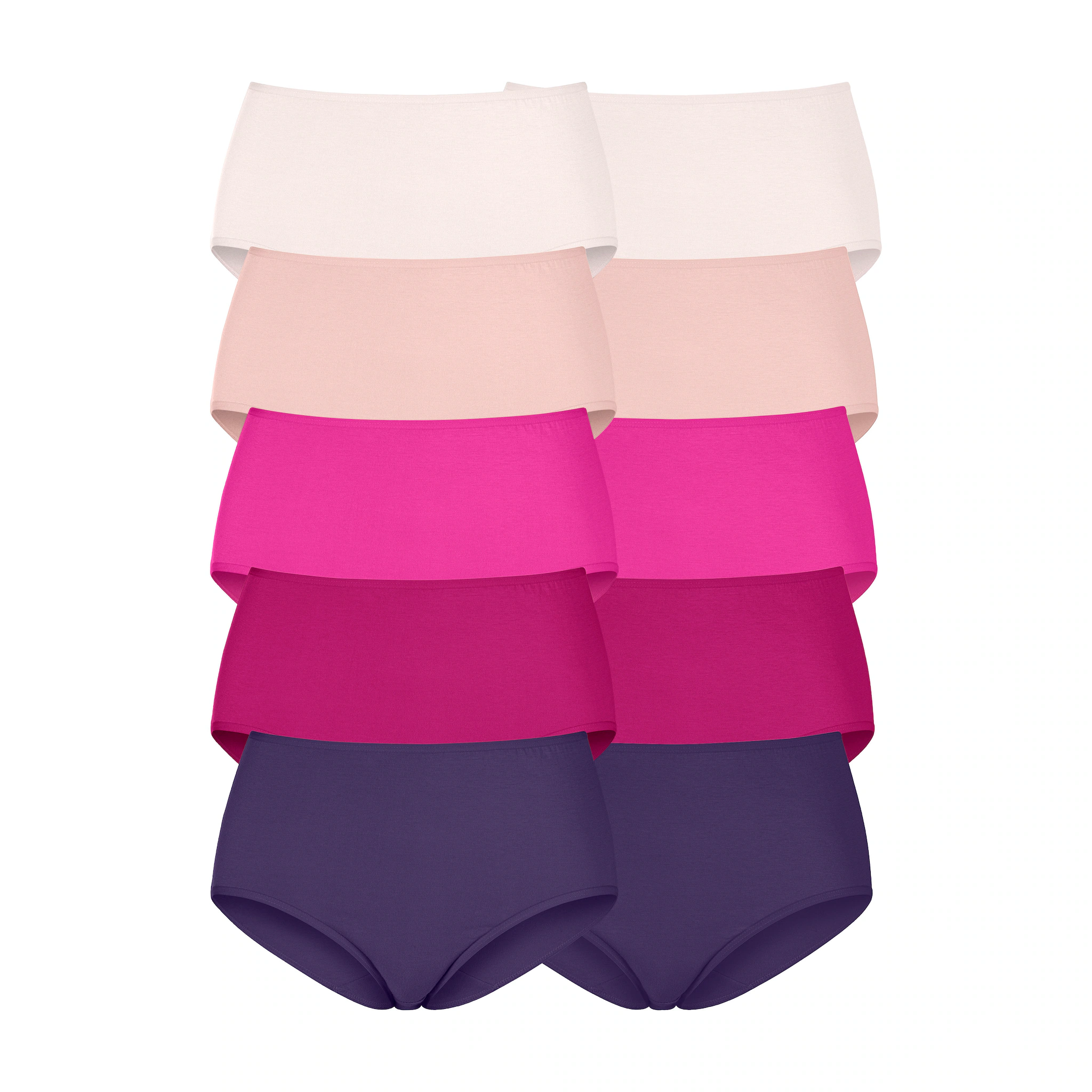 

Трусики Petite Fleur (10 шт.) из эластичного хлопка, цвет Beere
