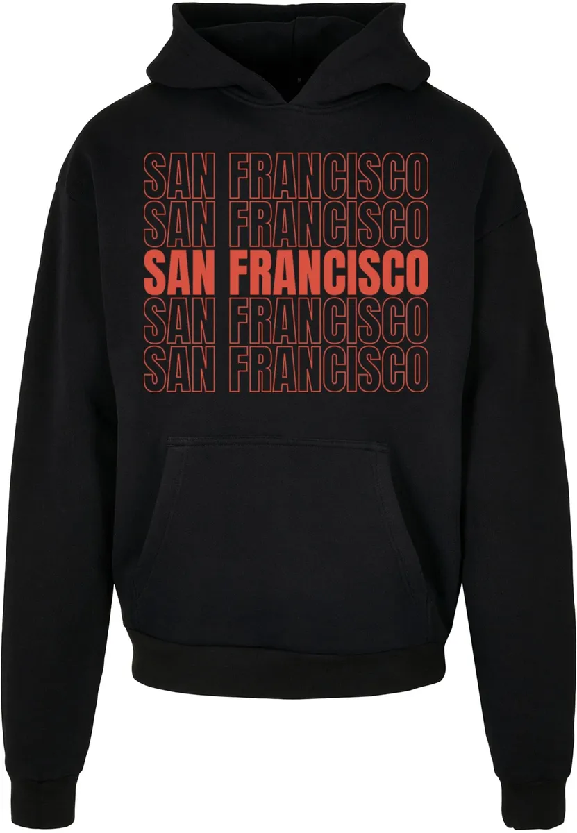 

Толстовка с капюшоном Merchcode " Merchcode Men's San Francisco Ultra Heavy Hoody", черный