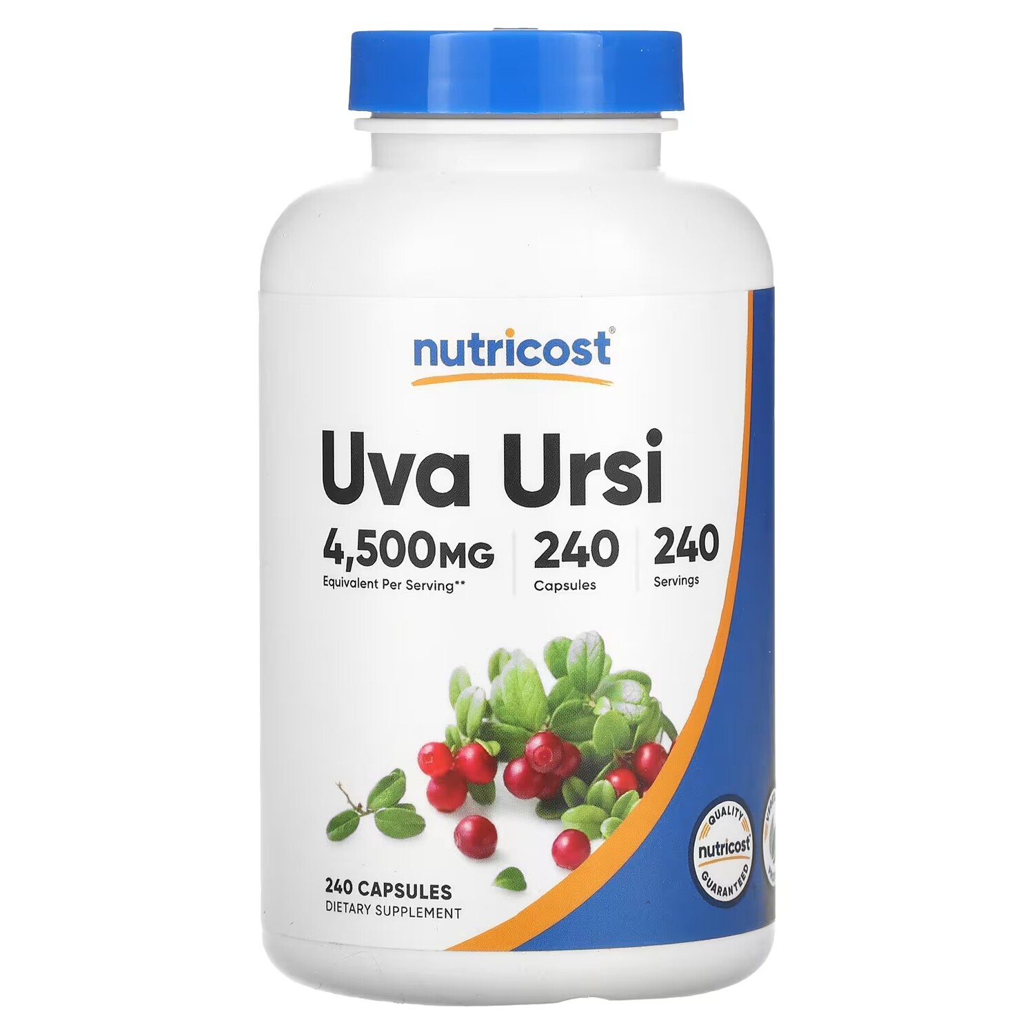 

Толокнянка Nutricost 4500 мг, 240 капсул