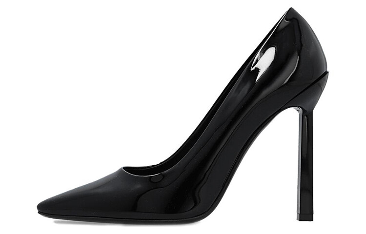 Туфли женские Ferragamo на высоком каблуке, черный