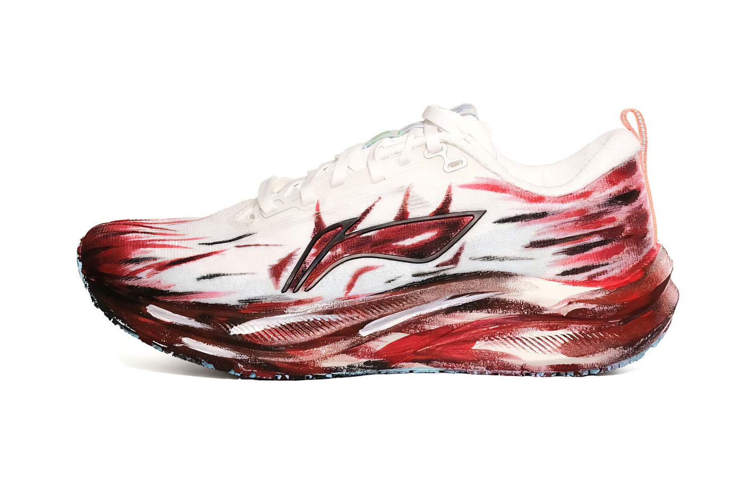 

Red Hare 8 амортизация износостойкие низкие повседневные кроссовки для мужчин LINING, красный