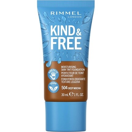 

Rimmel Kind + Free Увлажняющая тональная основа для кожи Deep Mocha 504 30 мл