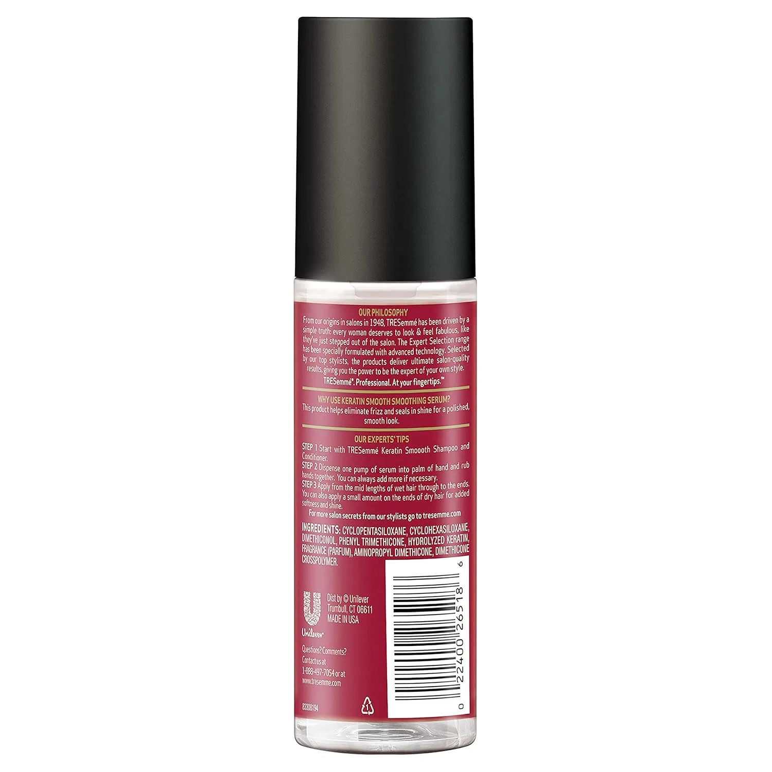 Сыворотка для волос «Keratin Smooth Serum» 95 мл от Tresemme Tresemmé — фото 2