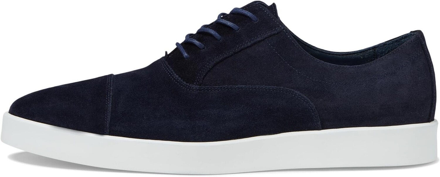 Кроссовки Bolivar Cap Toe Johnston & Murphy Collection, цвет Navy Italian Suede — фото 4