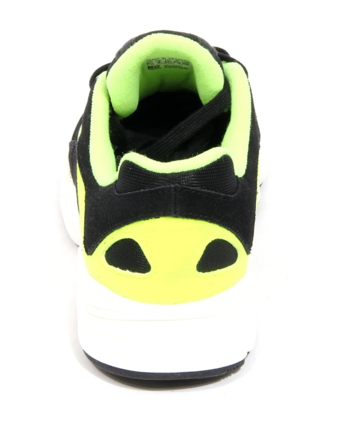 Туфли Yung-1 из ткани и замши ярко-желтого цвета. Adidas, черный — фото 4