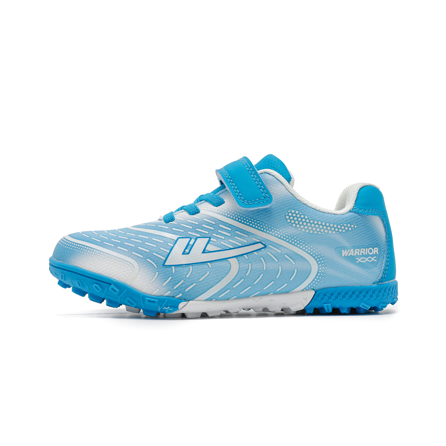 

Скользостойкие, износостойкие, дышащие низкие детские футбольные бутсы unisex WARRIOR, белый