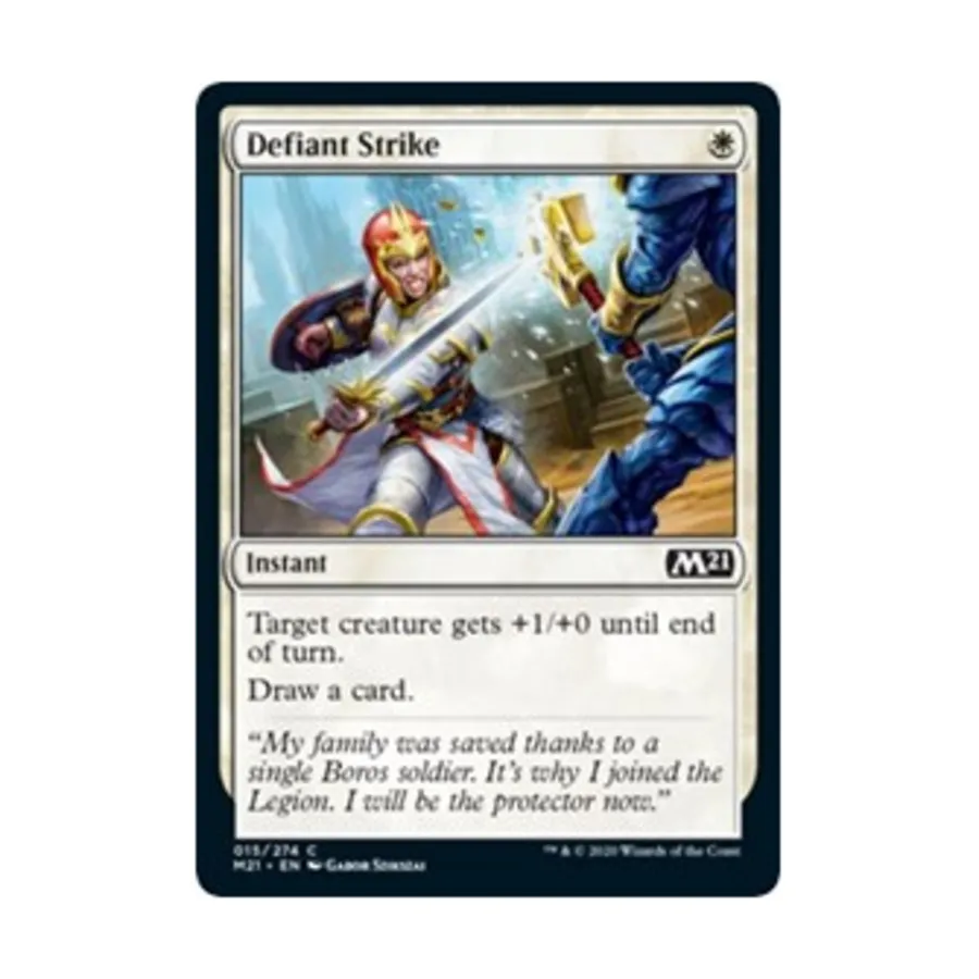 

CCG Непокорный удар (C), MTG - Core Set 2021