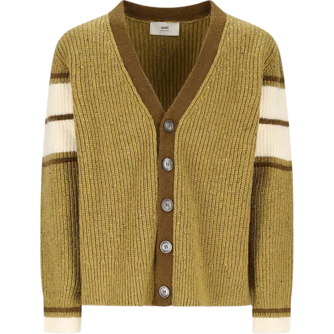 

Колледжский кардиган с V-образным вырезом Amiparis, tawny