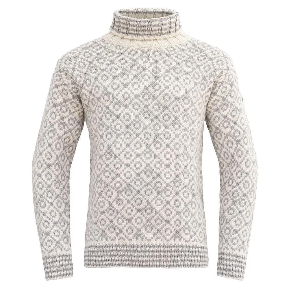 

Свитер DEVOLD OF NORWAY Svalbard Wool High Neck, серый