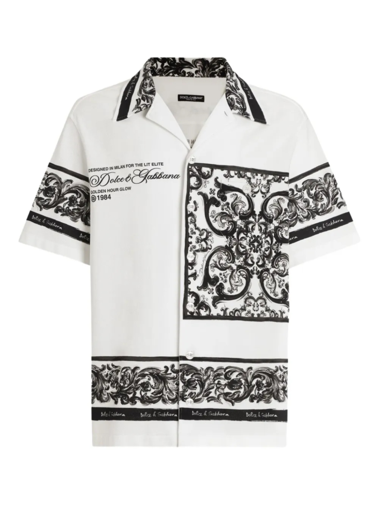 

Dolce & Gabbana рубашка с логотипом, белый
