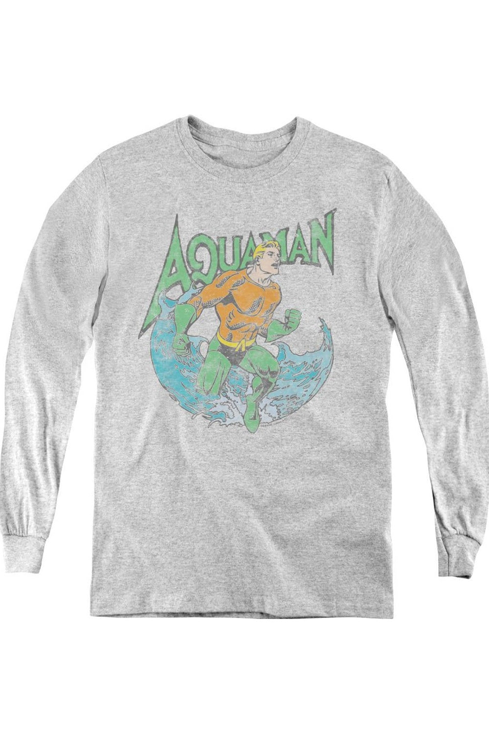 

Футболка с длинным рукавом DC Comics Marco Youth Gildan, Athletic Heather