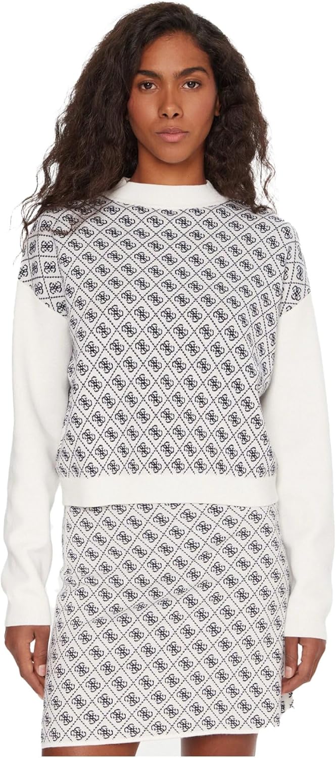 

Женский свитер Guess Eco Long Sleeve Aubrey 4g, 4G Cream And Blue