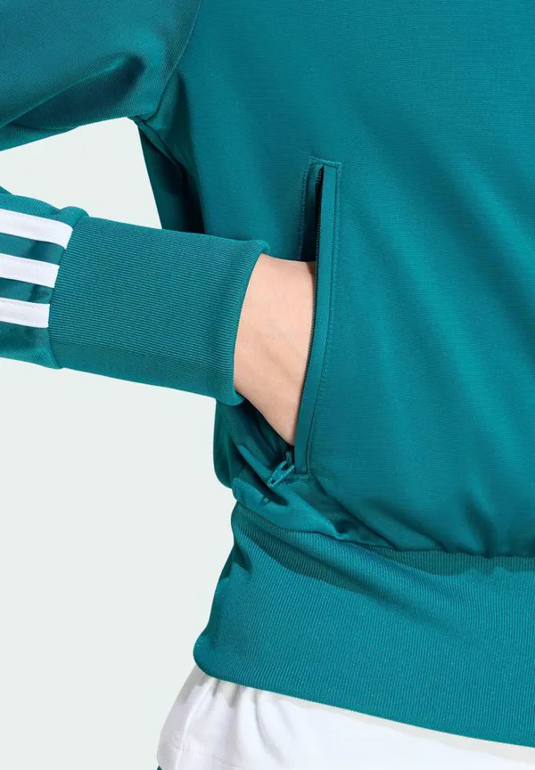 Классическая тренировочная куртка firebird Adidas Originals, Legacy Teal/White — фото 4