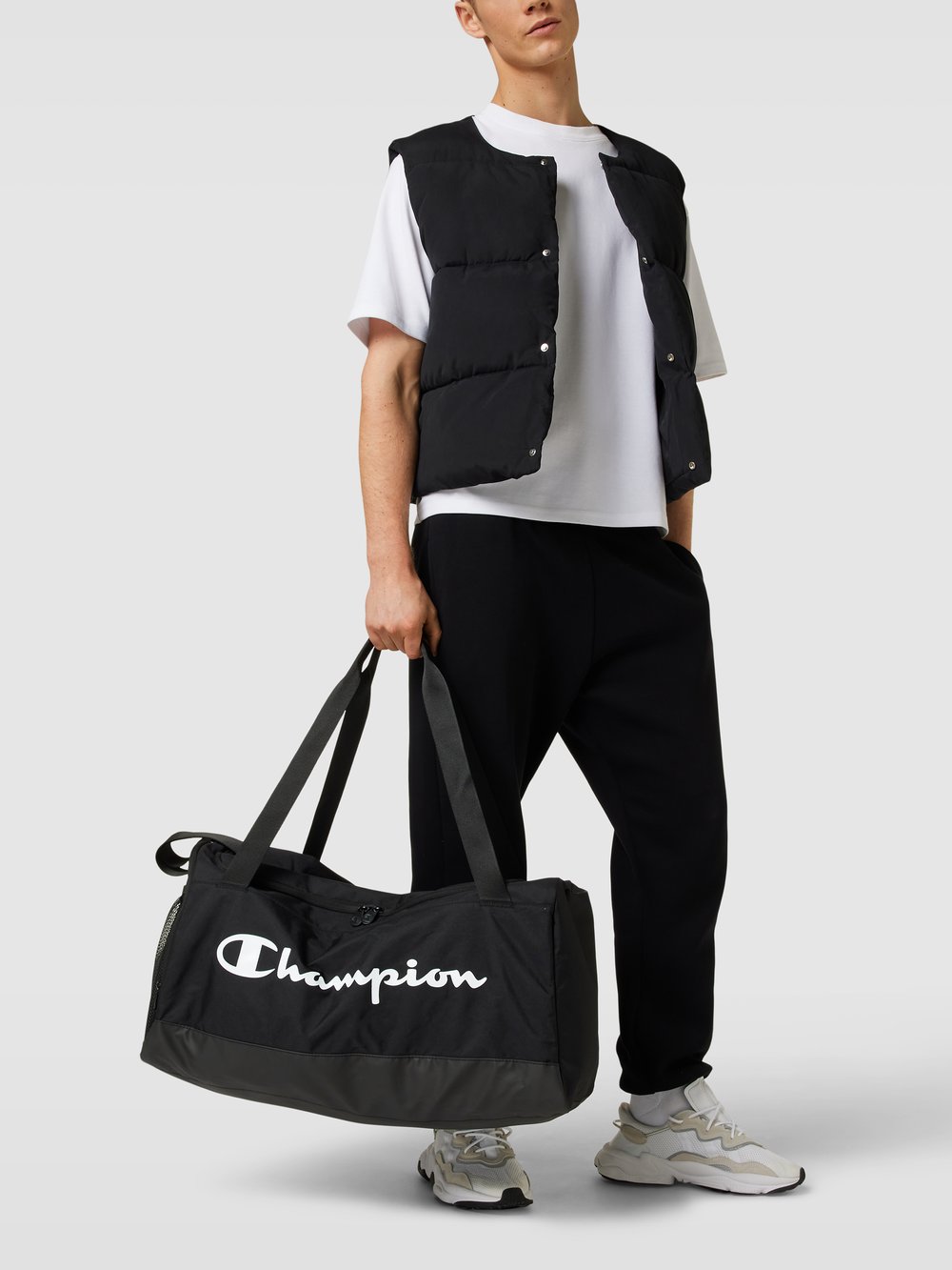 

Сумка Weekender с этикеткой, модель «Duffle» CHAMPION, черный