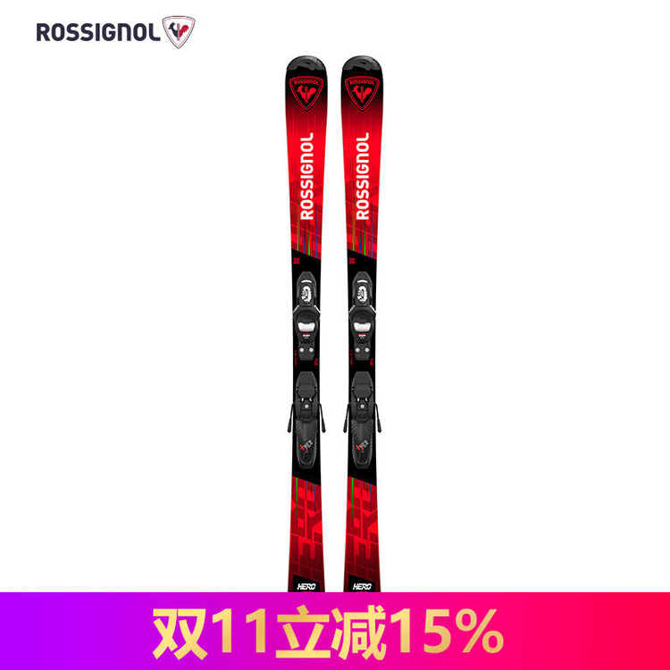 

Rossignol Детские лыжи French Golden Rooster Double Board RANJY02 (с креплениями), 120 см