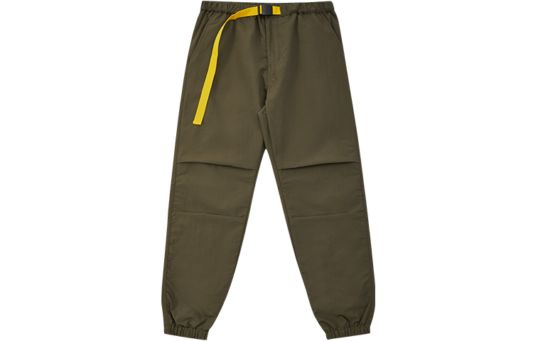 

Clot Мужские повседневные брюки, зеленые, со средними манжетами