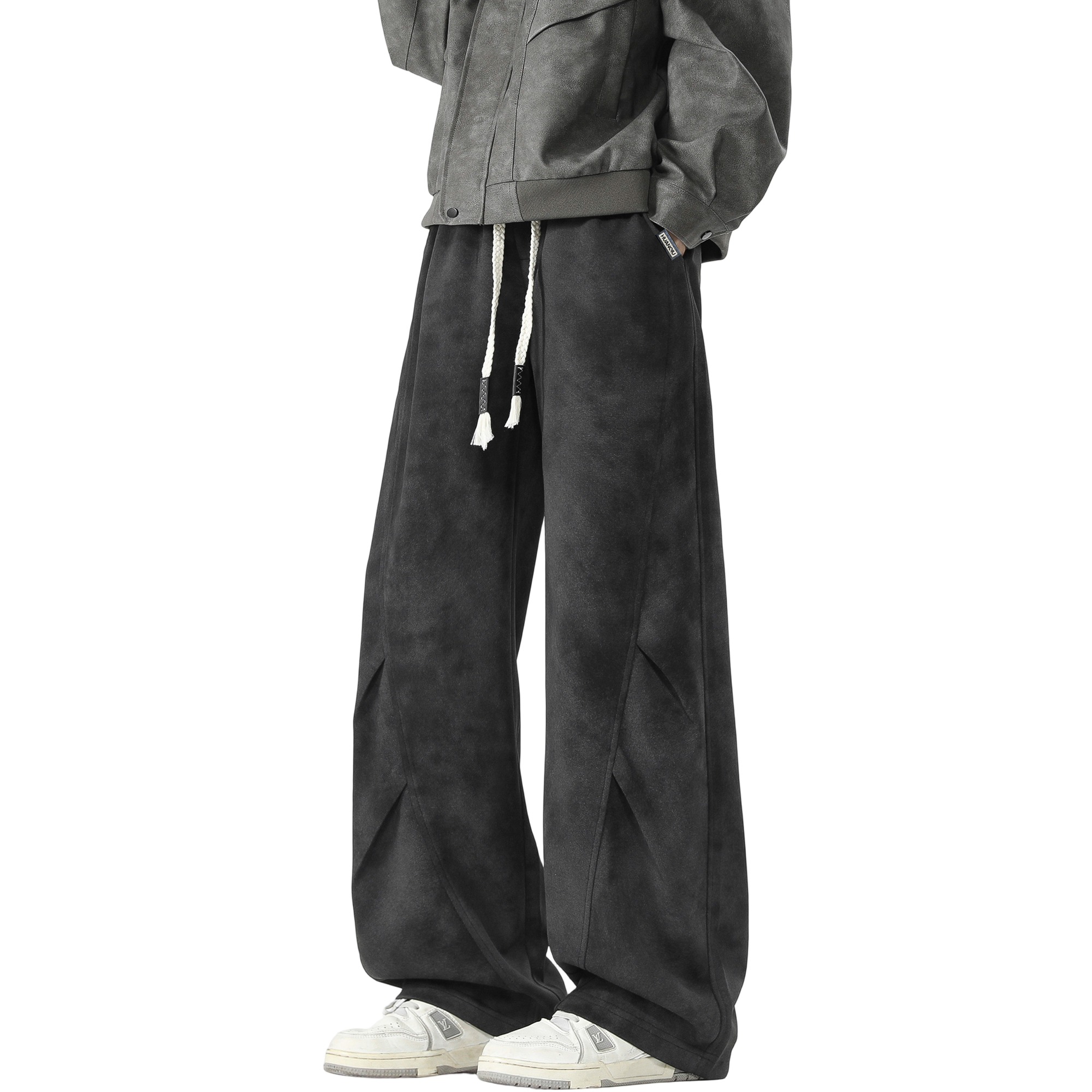 

Повседневные брюки Unisex Moderate Straight Fit HUANQIU, черный