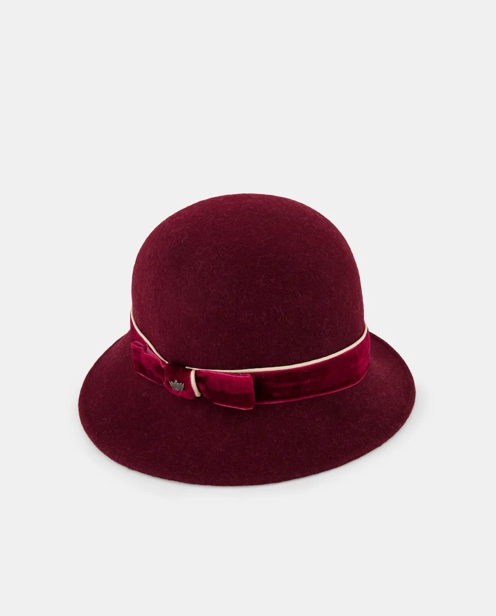 

Фетровые шляпы Tirabasso, бордовый