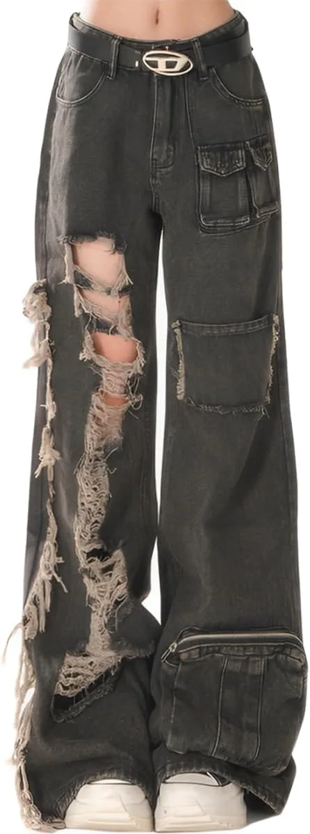 

Джинсы High Waist Baggy Wide Leg с карманом kakarin choyx