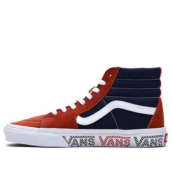

Кроссовки sk8-hi orange blue splicing 'black brown' Vans, черный
