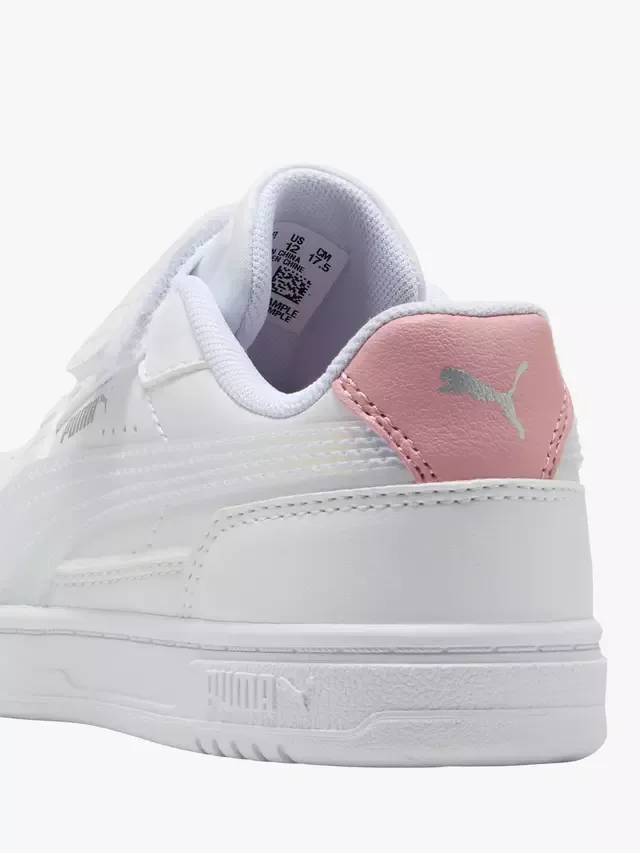 Детские кожаные кроссовки Caven III, белые PUMA — фото 3