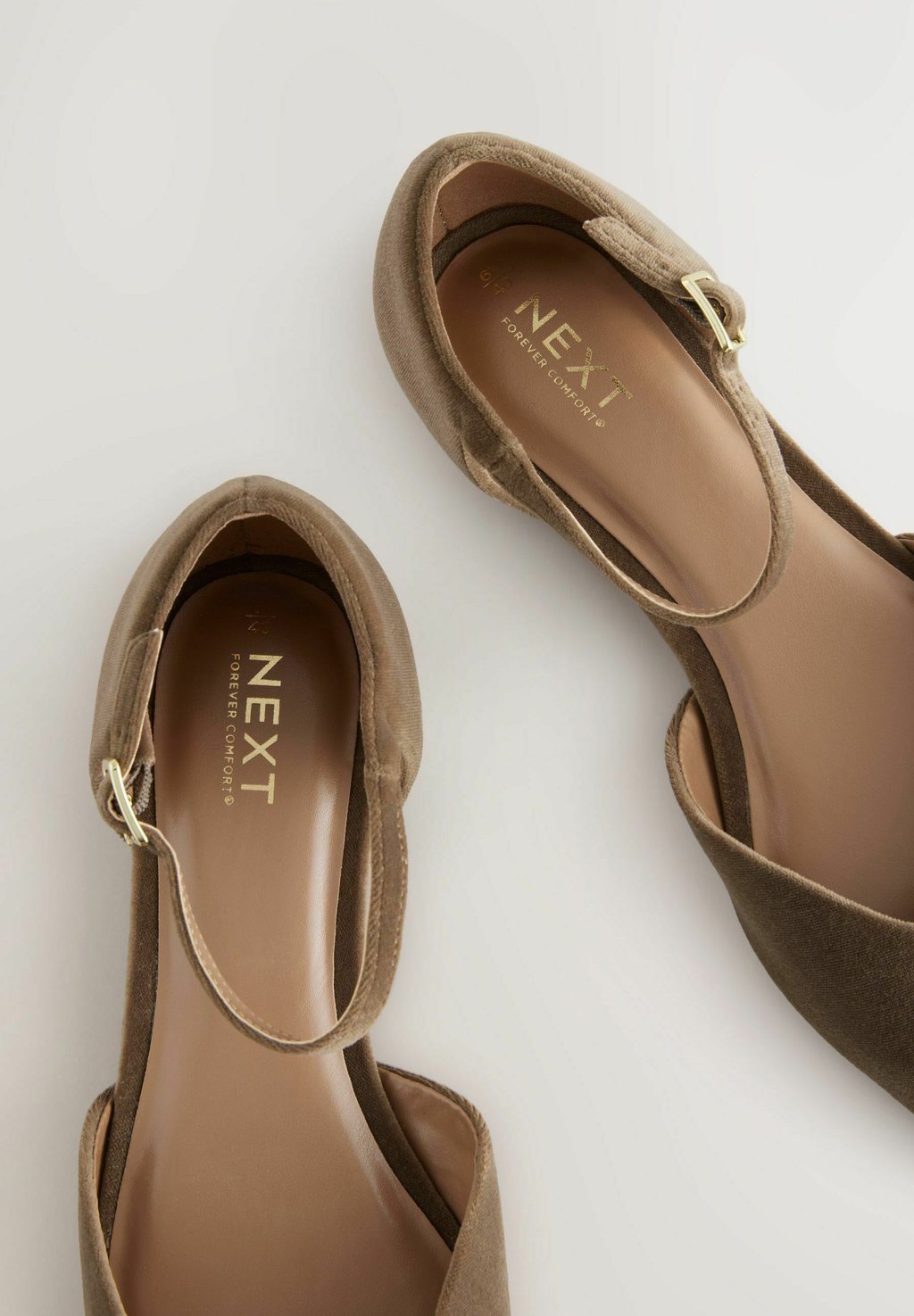 Балетки с ремешком на щиколотке FOREVER COMFORT ROUND TOE Next, зеленый — фото 4