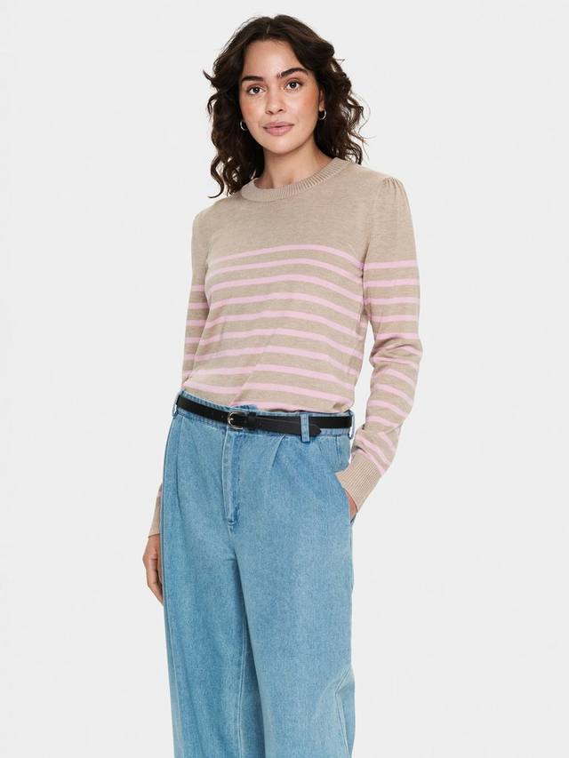 

Джемпер в полоску от mila Saint Tropez, цвет Taupe Pink