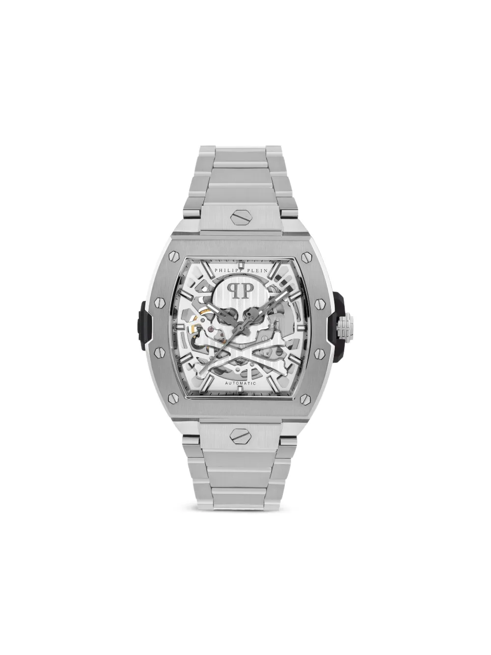 

Наручные часы The $keleton 2.0 44 мм Philipp Plein, серебяный