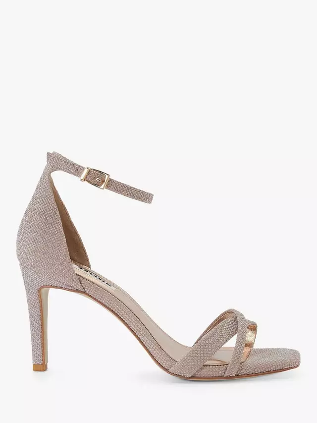 

Сандалии Dune Madrina Textured Metallic Cross Strap