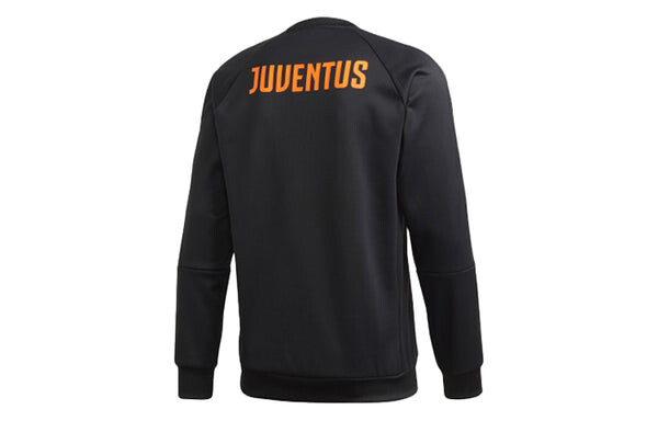 Толстовка adidas Juve Travel Swt Juventus Soccer/Football Sports Pullover Black, черный — фото 2