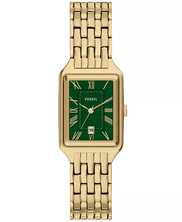 

Женские часы Raquel с тремя стрелками из нержавеющей стали золотистого оттенка, 23 мм Fossil, gold-tone