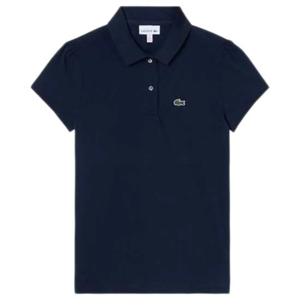 

Поло с коротким рукавом Lacoste Kids Petite, синий