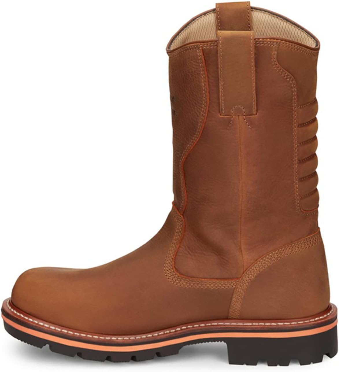 Мужские ботинки Chippewa Thunderstruck 11, водонепроницаемые, мягкий носок, стальная подошва, защита от электрических ударов, маслобензостойкие и противоскользящие, подошва Vibram, Blonde — фото 3