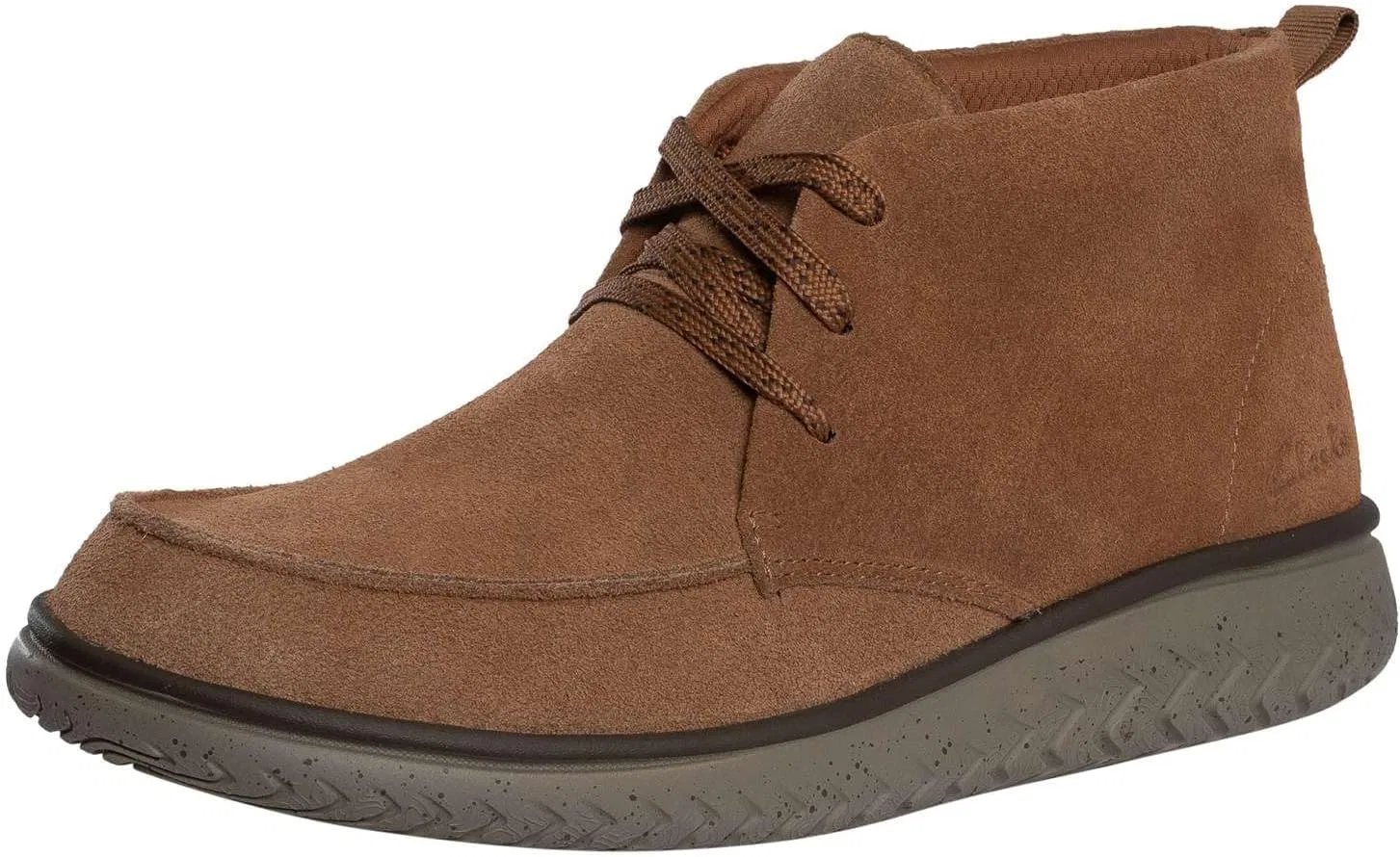 Ботинки Clarks Relaxlite MocChukka Stiefel für Herren, Cola Suede