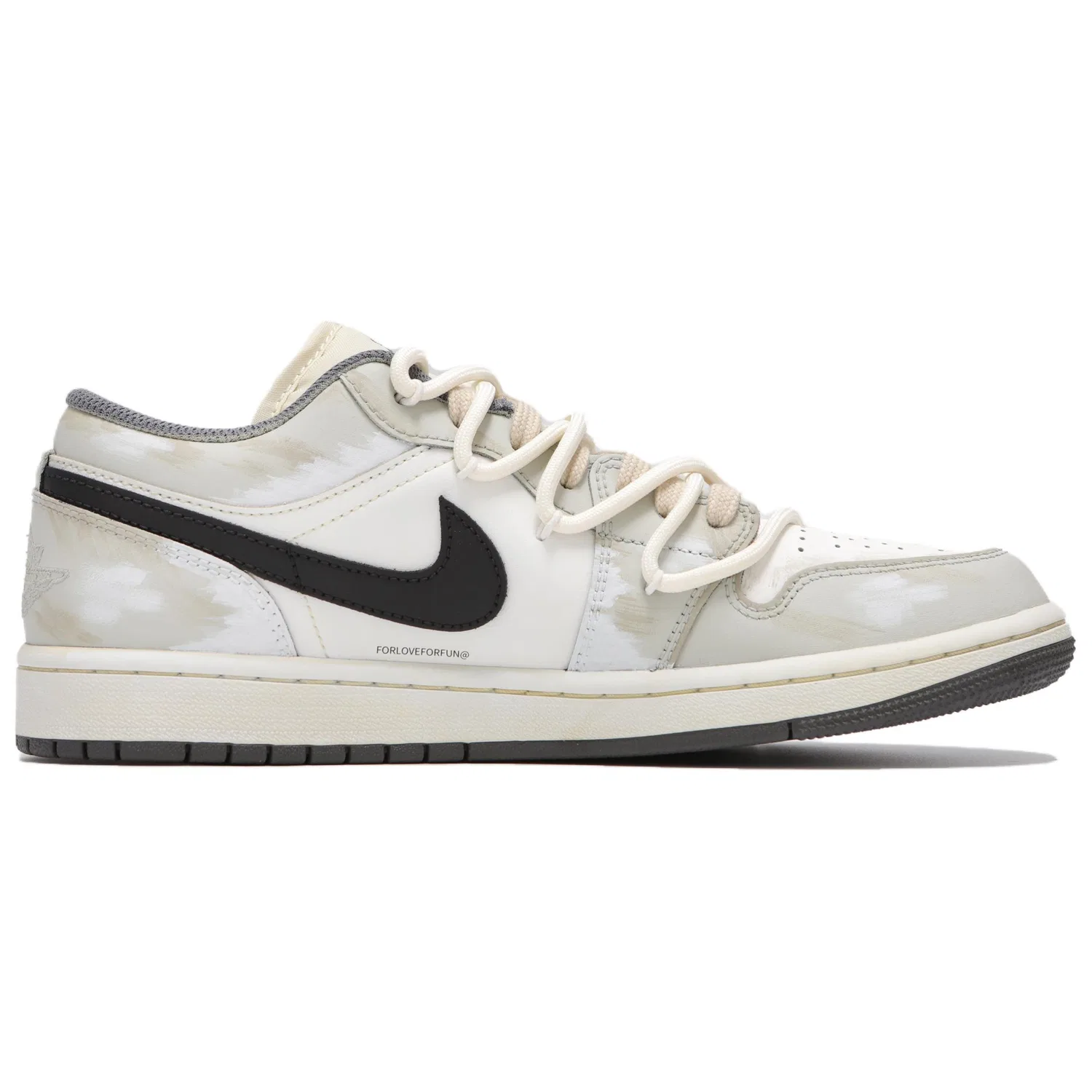 Кроссовки баскетбольные Jordan Air 1 Low Beige Camel — фото 3