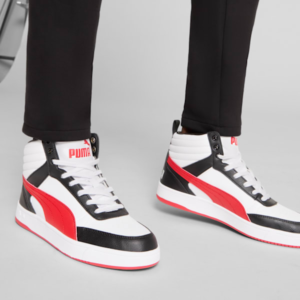 Мужские кроссовки средней высоты Dribble Puma, белый — фото 2