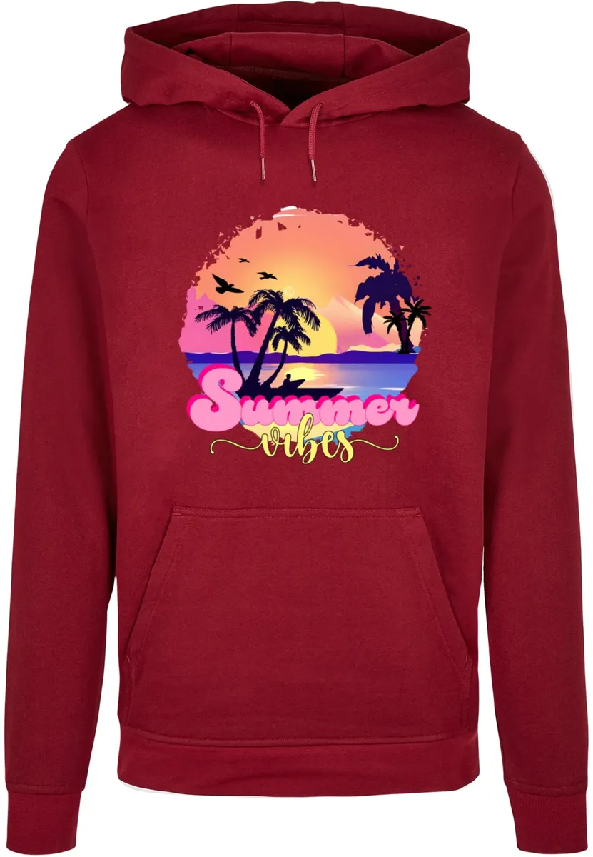 

Толстовка с капюшоном Merchcode " Merchcode Men's Summer Vibes Sunset Basic Hoody", цвет Burgundy