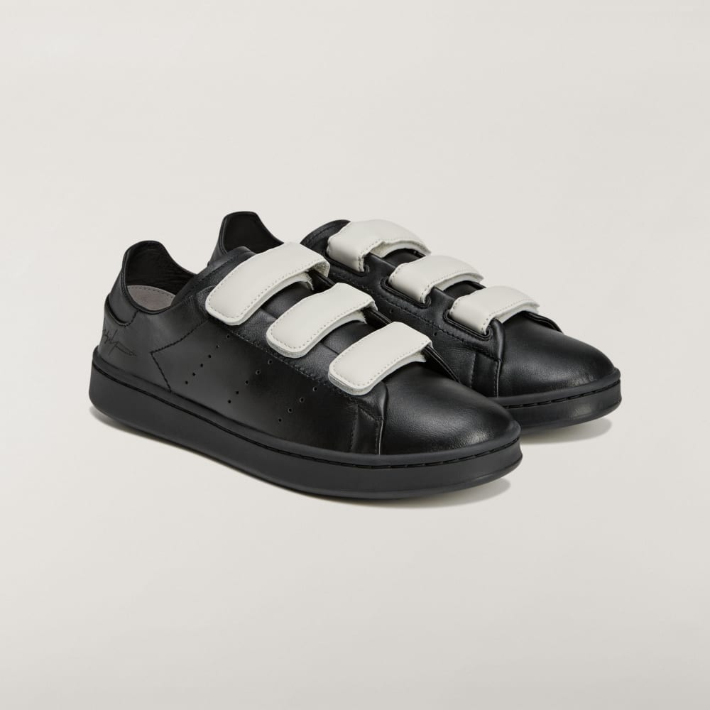 Кроссовки Adidas Y-3 Stan Smith Hook-And-Loop, цвет Black/Black/Orbit Grey — фото 4