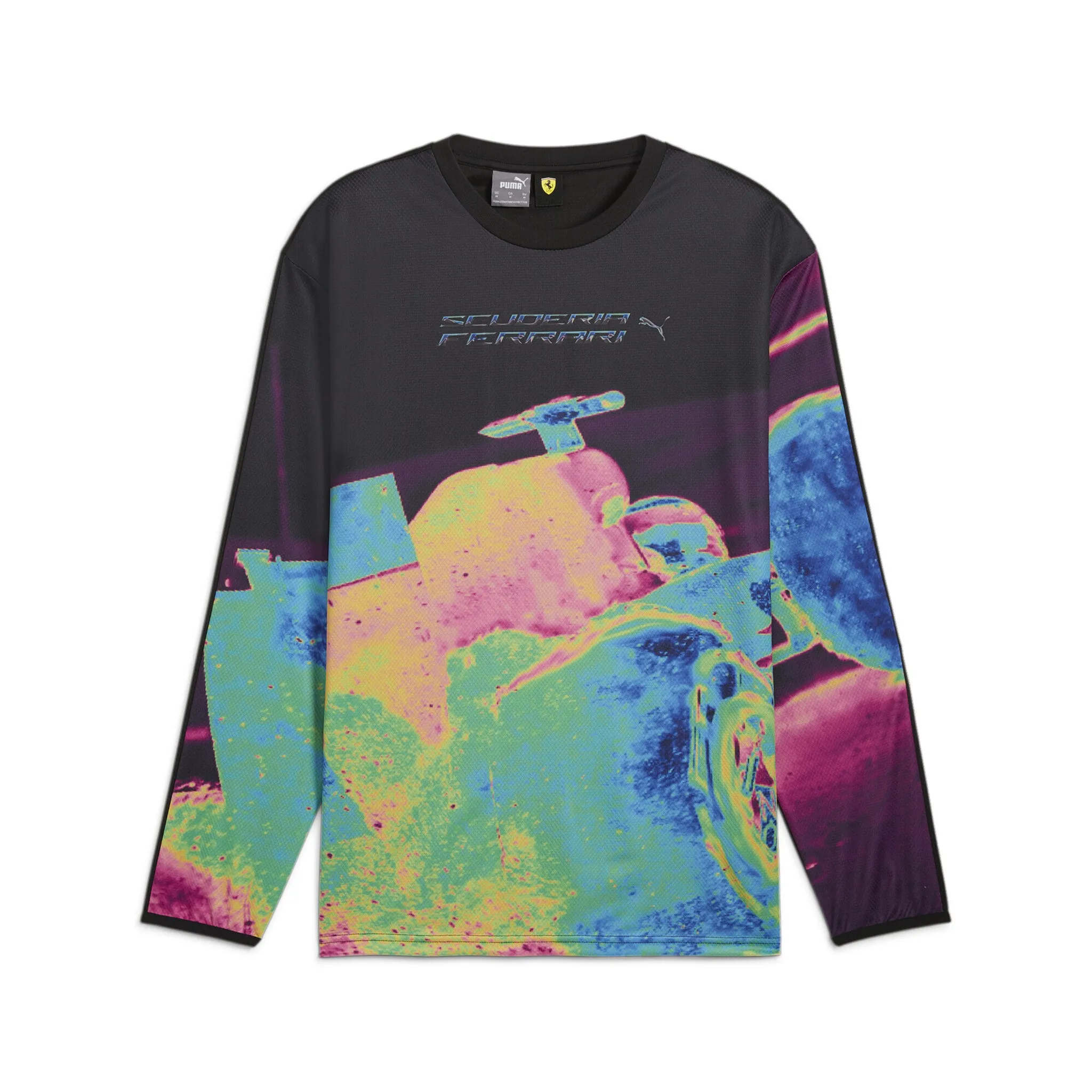 

Футболка PUMA "Scuderia Ferrari Race Statement Мужская рубашка с длинным рукавом", цвет Frosted Dew Blue