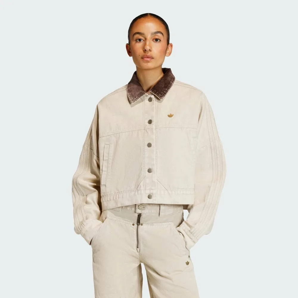 Спортивная куртка Adidas из парусины Adidas, beige