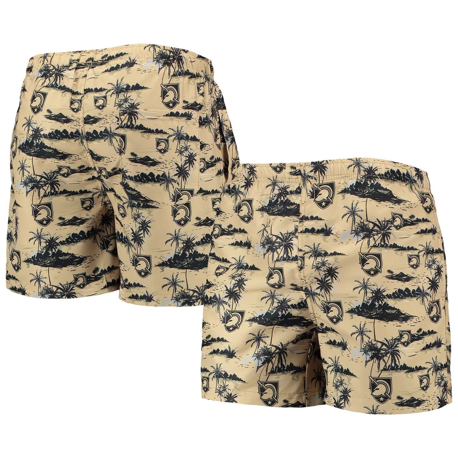 

Мужские плавки FOCO Gold Army Black Knights Island Palm