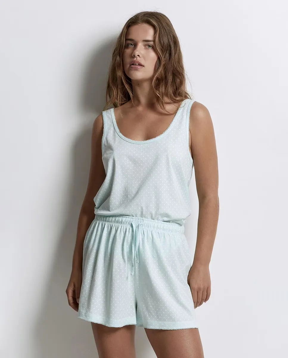 

Пижама с топотами Sfera, зеленый