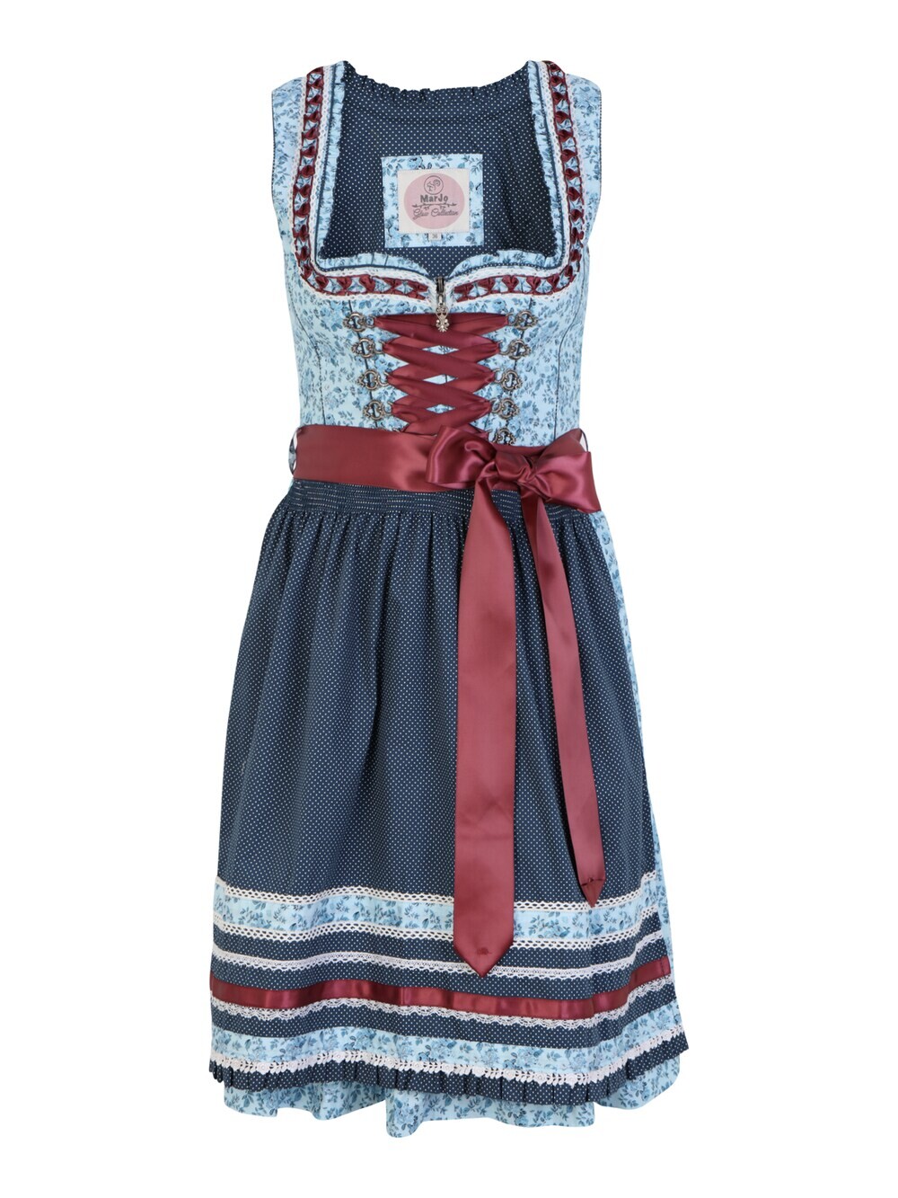 

Широкая юбка в сборку MARJO Natalia 55, темно-синий