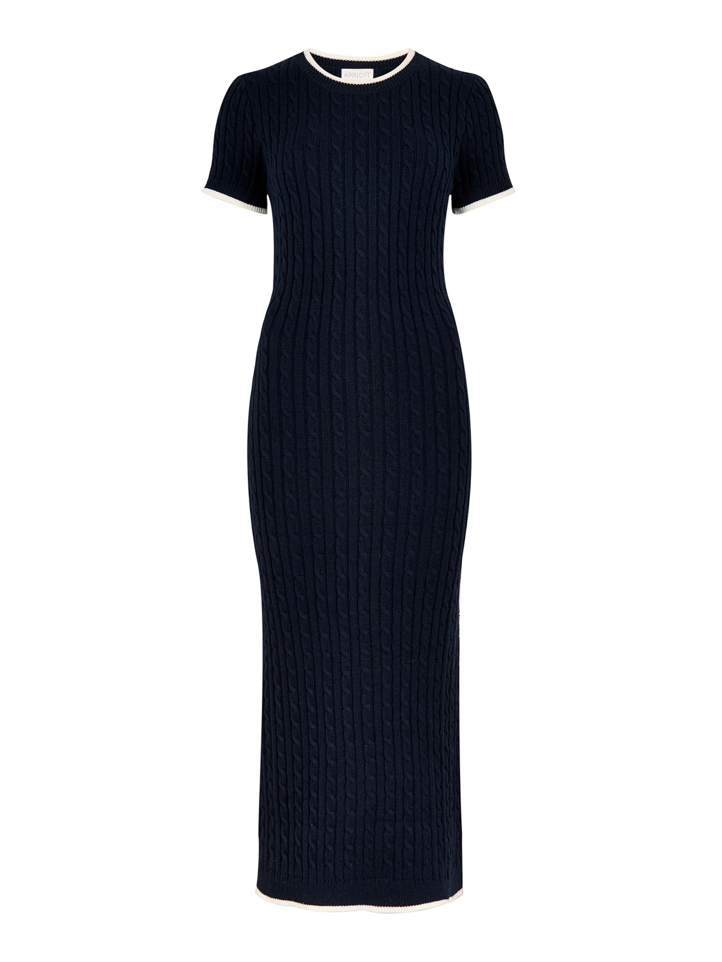 

Apricot Вязаное платье в цвете Navy