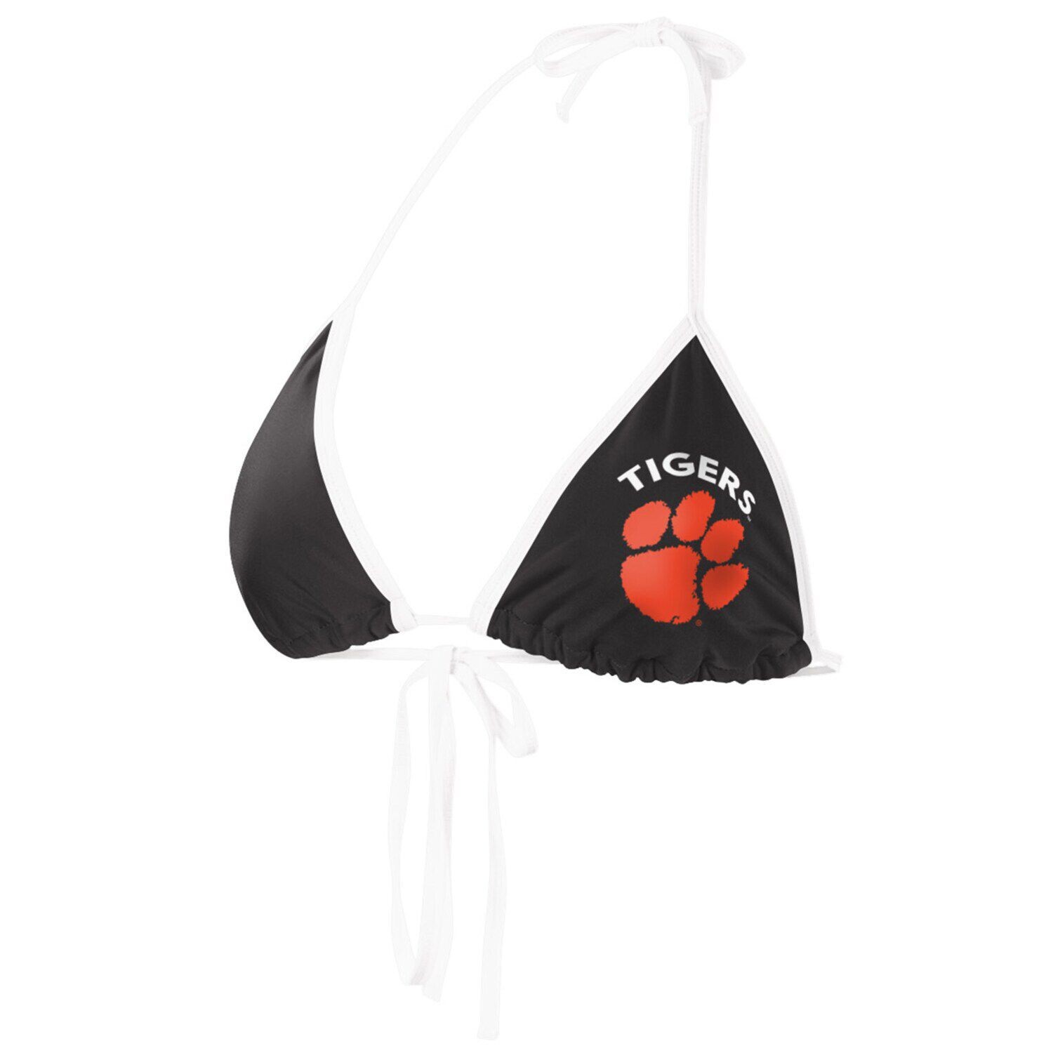 

Женский черный бикини-топ G-III 4Her от Carl Banks Clemson Tigers Perfect Match G-III