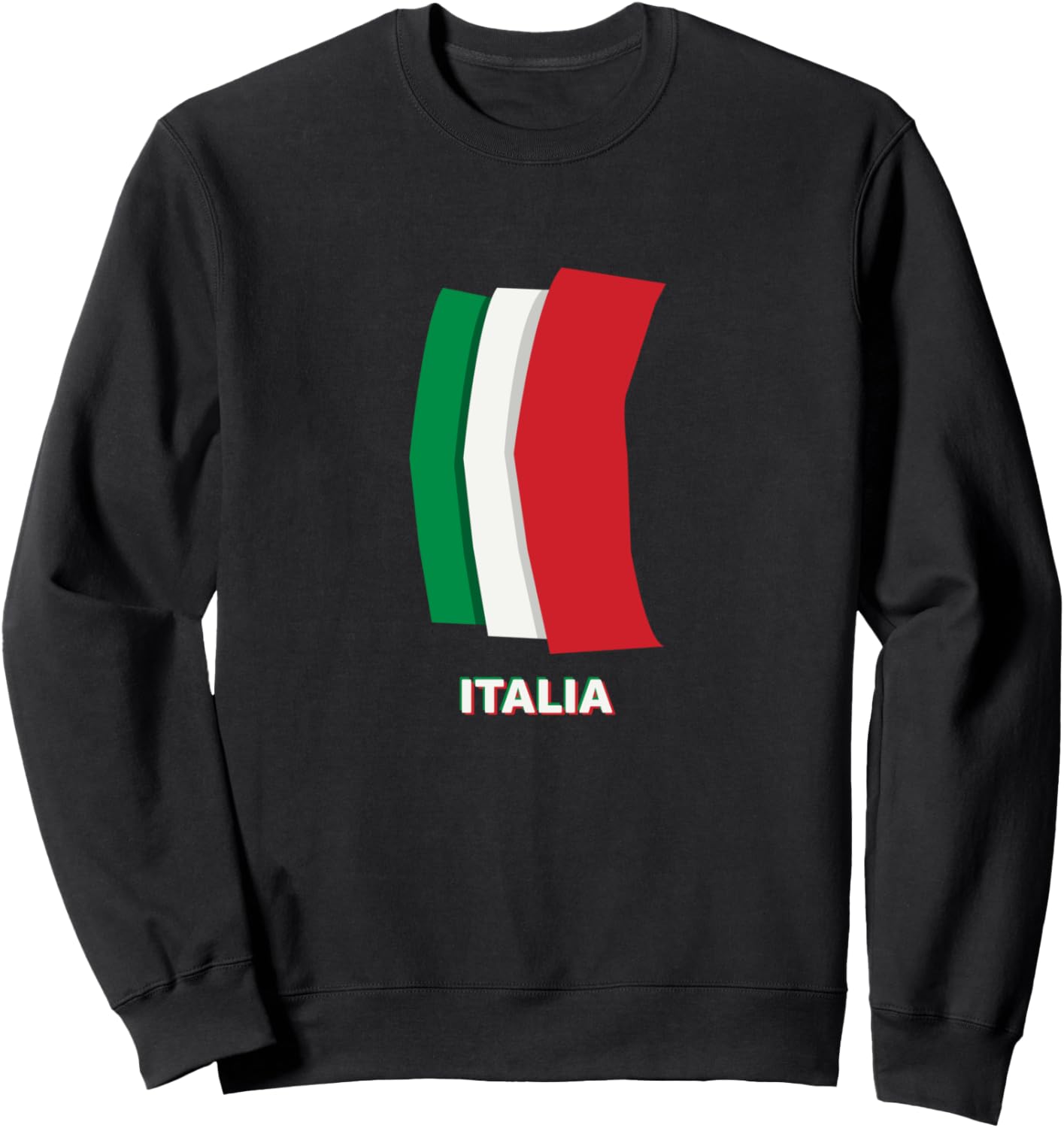 

Толстовка с флагом Италии Italy, черный