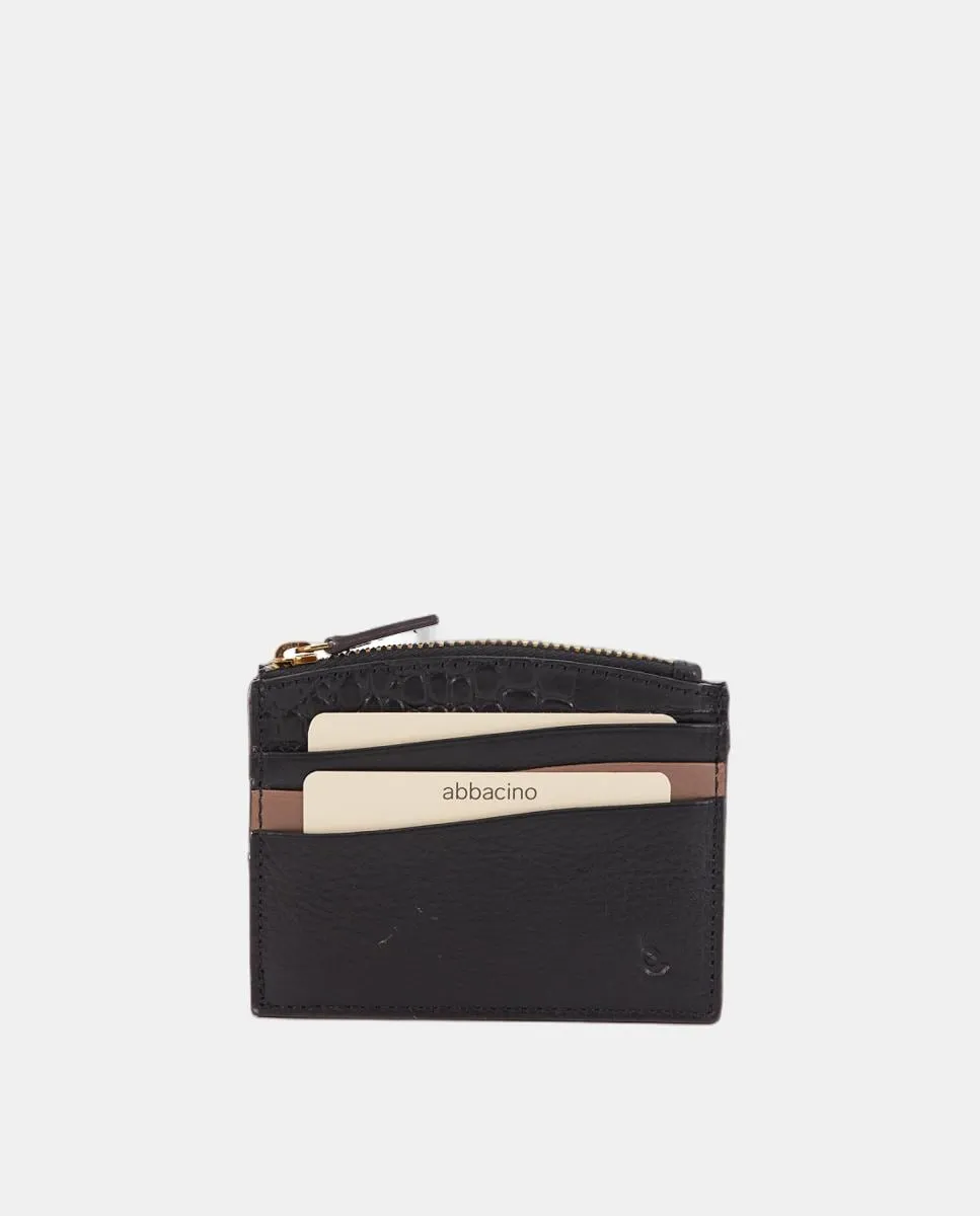 

Картхолдер Freedom из кожи Abbacino, черный